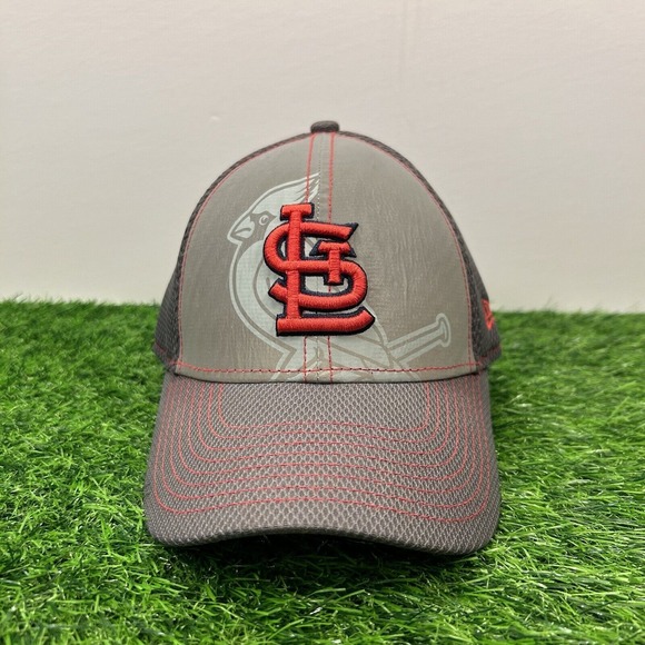 St Louis Cardinals Hat Cap Youth Adjustable Gray Red Baseball MLB New Era 9Forty - Picture 1 of 8